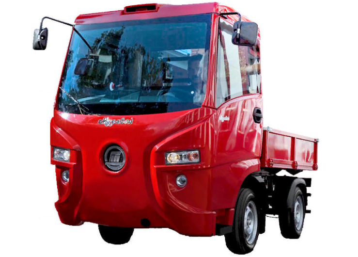 Электромобиль грузовой внутризаводской с приводом от дизель-генераторной установки или аккумуляторной батареи МУРАВЕЙ ВТС-01 Вытяжки отработанных газов